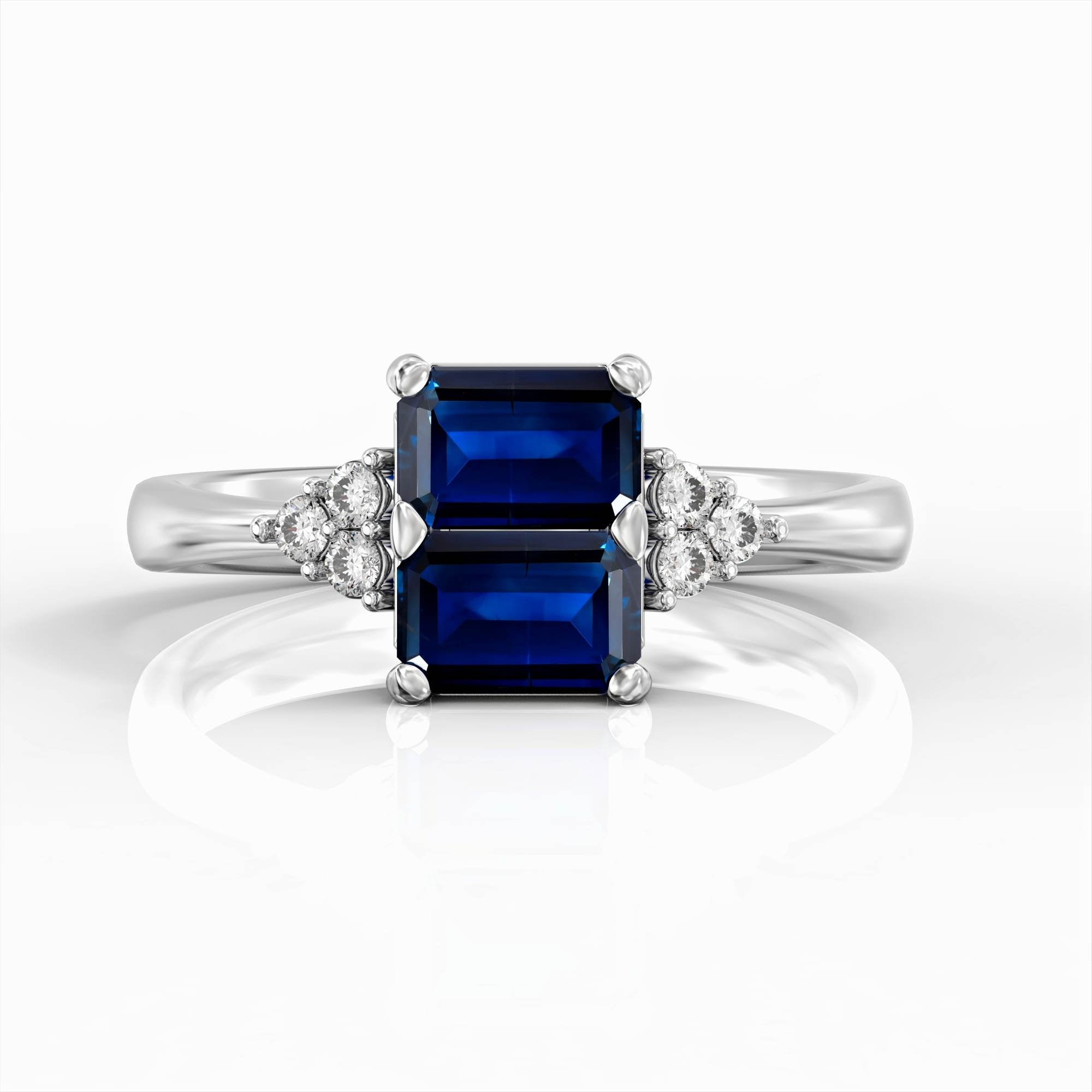 Siempre ring - Siempre ruby and diamond studded ring