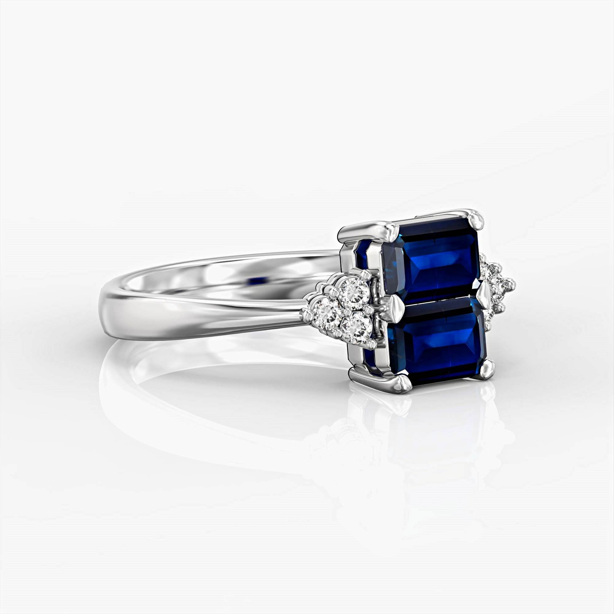 Siempre ring - Siempre ruby and diamond studded ring