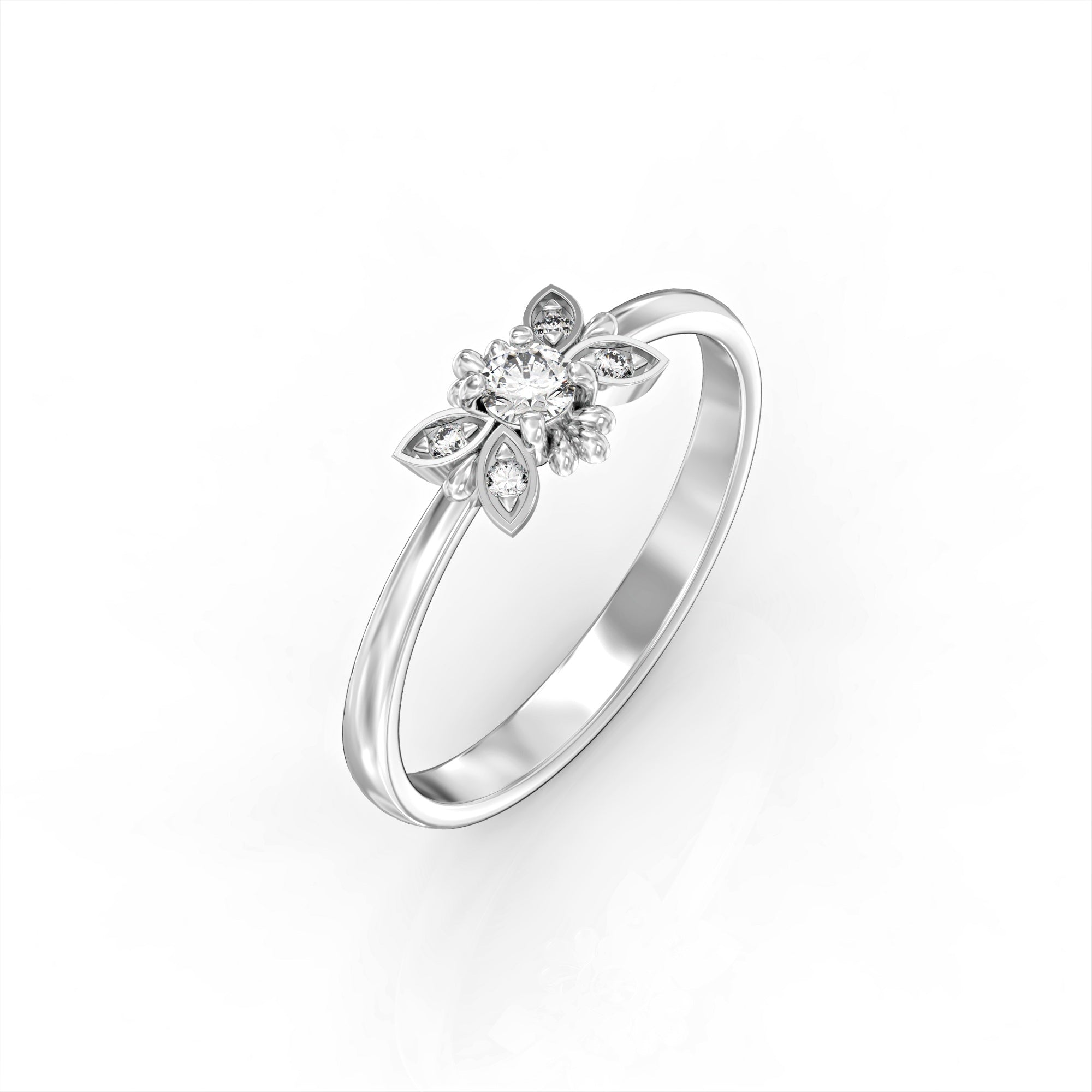 Tenerife ring - diamonds 