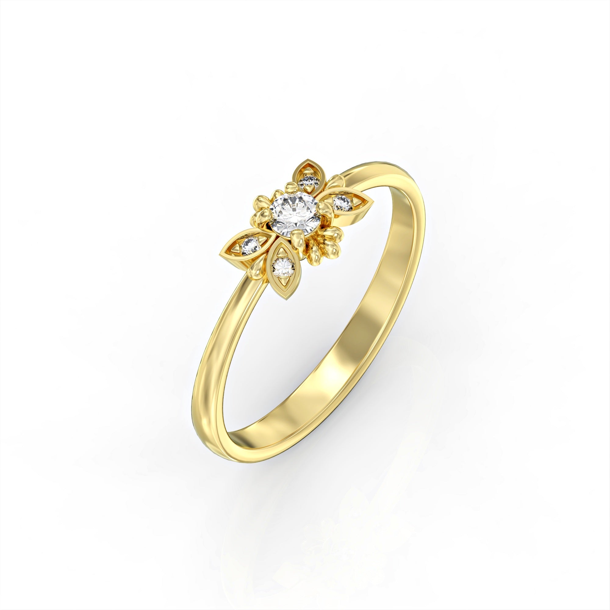 Tenerife ring - diamonds 