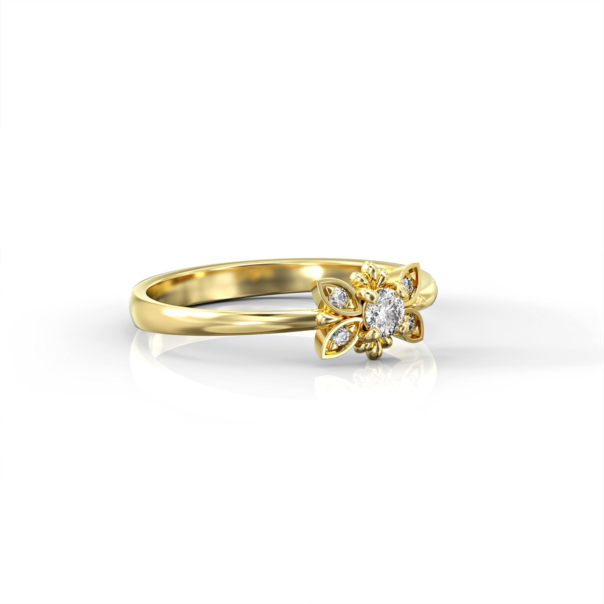 Tenerife ring - diamonds 