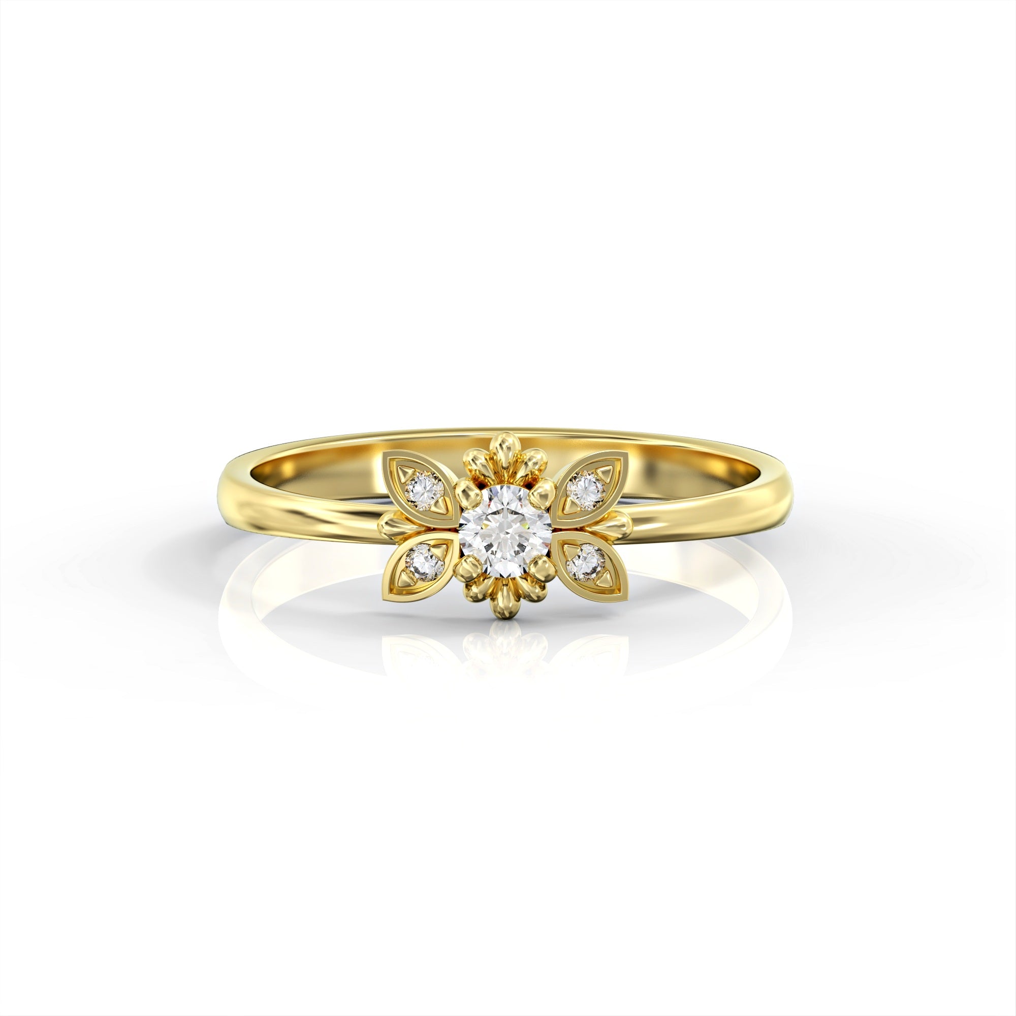 Tenerife ring - diamonds 